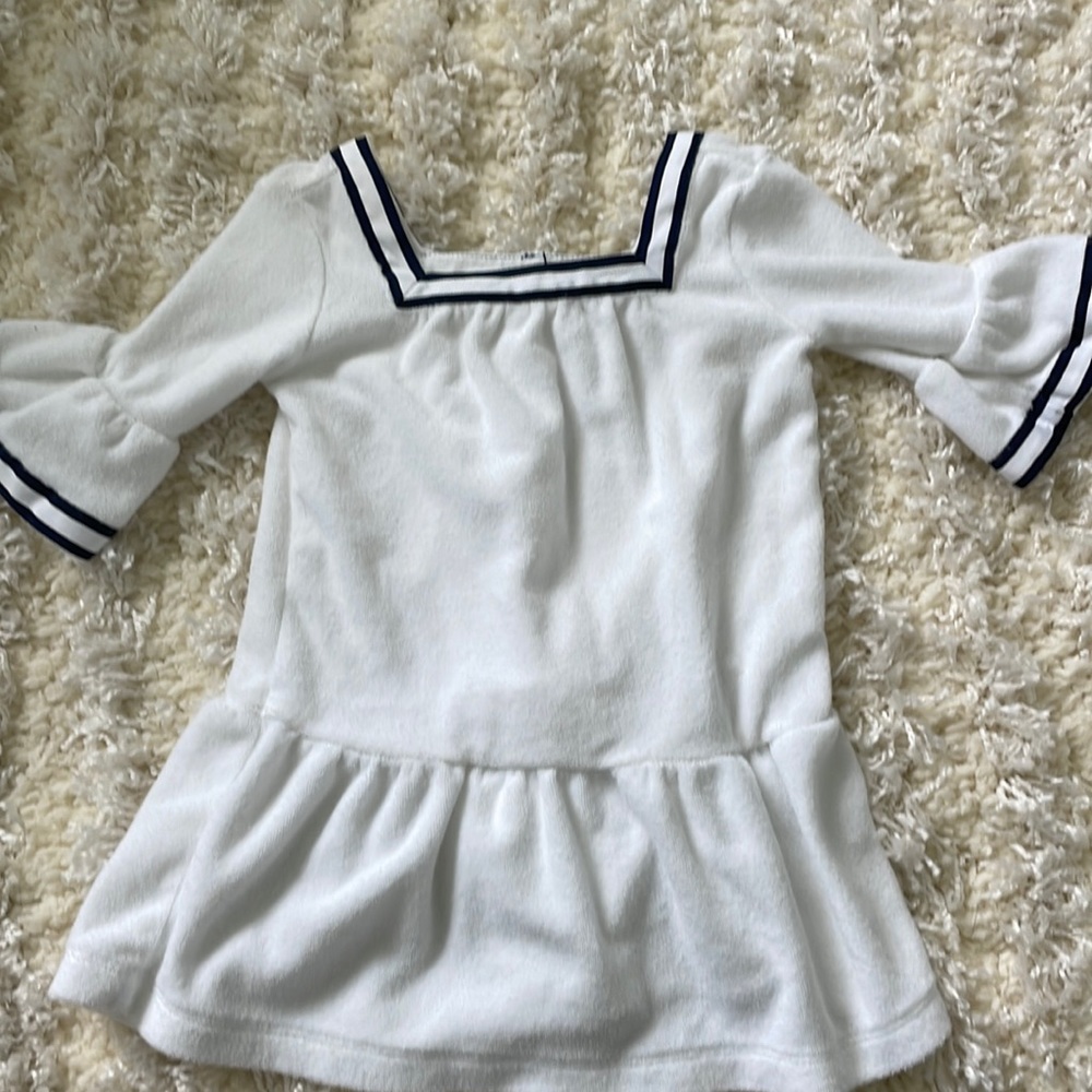 Janie and Jack white swimsuit coverup
